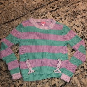 Girl’s Ribbed Knit Sweater